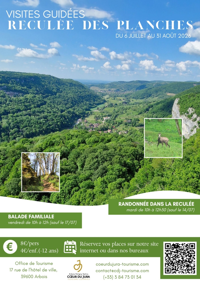 Randonnée dans la Reculée des Planches